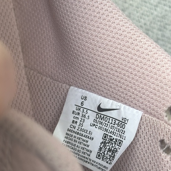 Women’s Nike Court Vision Pink ALTA LTHR PINK SZ 6 - Picture 6 of 7